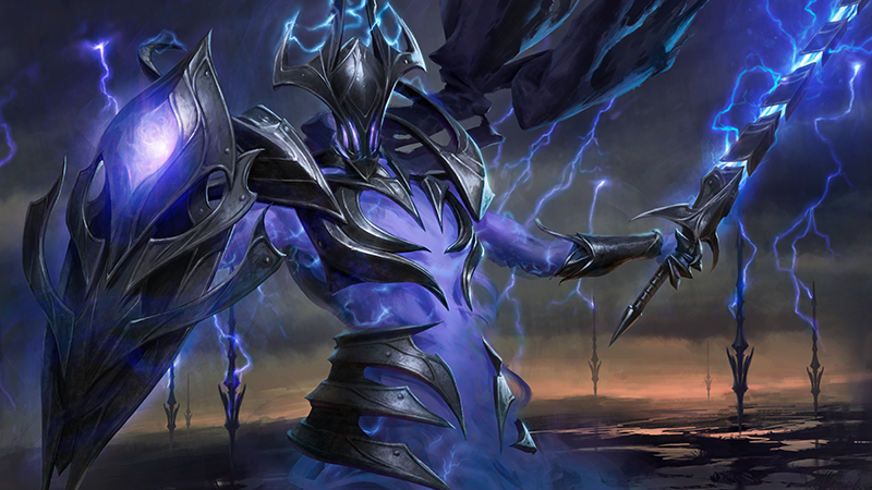 Agility hero in Dota 2, Razor in Arcana items.